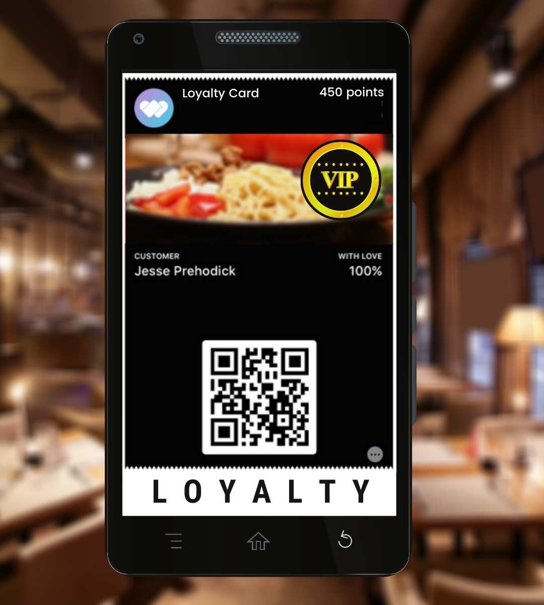 a digital coupon being shown on a smartphone